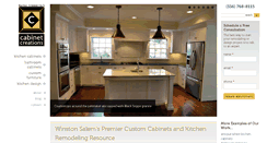 Desktop Screenshot of cabinetcreationsnc.com